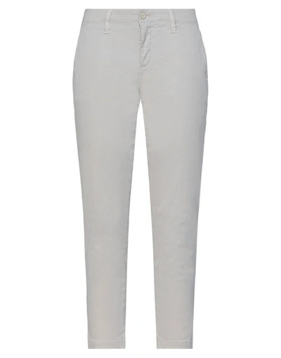 Shop Siviglia Woman Pants Light Grey Size 30 Cotton, Elastane