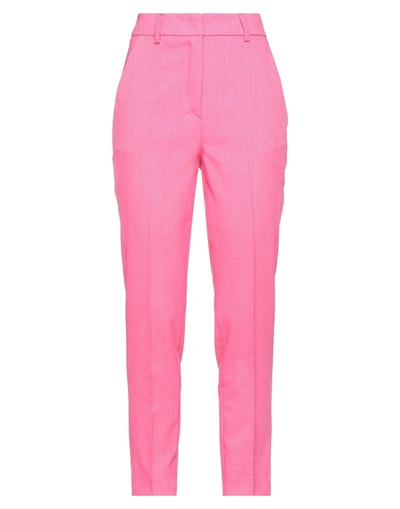Shop Les Bourdelles Des Garçons Woman Pants Fuchsia Size 8 Polyester, Elastane In Pink