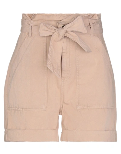 Shop Kaos Jeans Woman Shorts & Bermuda Shorts Light Brown Size 10 Cotton In Beige