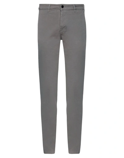Shop Camouflage Ar And J. Man Pants Grey Size 29 Cotton, Elastane