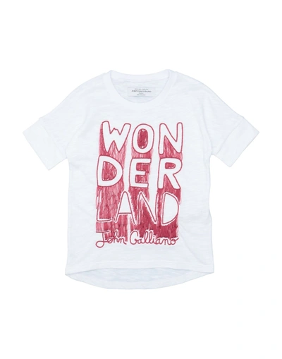 Shop John Galliano T-shirts In White