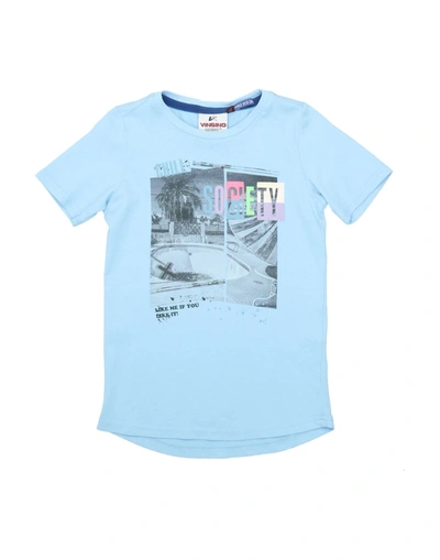 Shop Vingino Toddler Girl T-shirt Sky Blue Size 6 Cotton