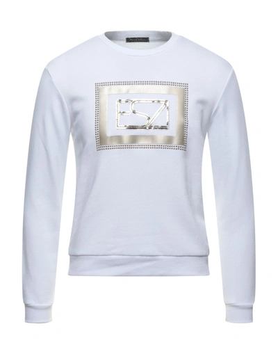 Shop Yes Zee By Essenza Sweatshirts In White