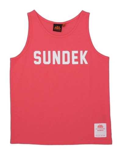 Sundek T-shirts In Red
