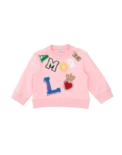 Shop Dolce & Gabbana Sweatshirts In Pink