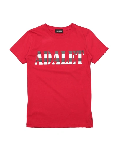 Shop Adalet T-shirts In Red