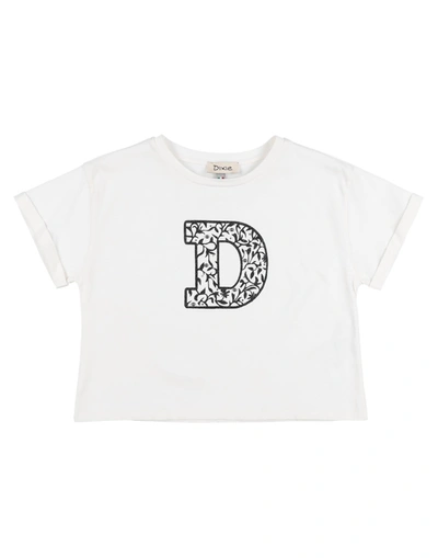Shop Dixie Toddler Girl T-shirt White Size 6 Cotton