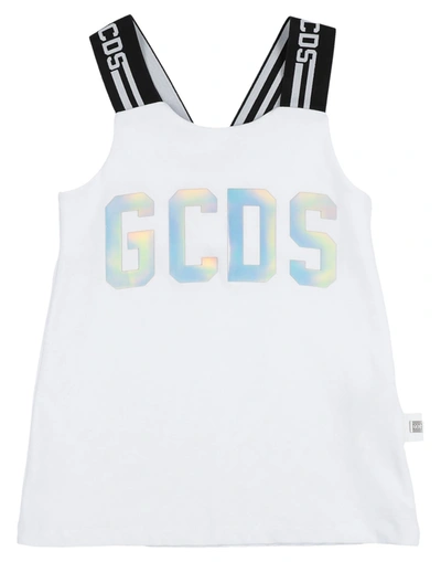 Shop Gcds Mini T-shirts In White