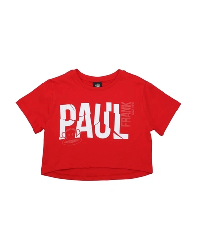 Shop Paul Frank Toddler Girl T-shirt Red Size 6 Cotton