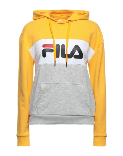 Shop Fila Sweatshirts In Yellow
