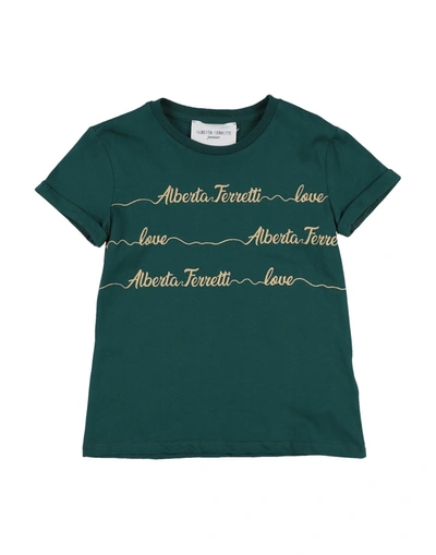 Shop Alberta Ferretti T-shirts In Green
