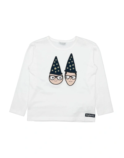 Shop Dolce & Gabbana Toddler Boy T-shirt White Size 7 Cotton, Polyester, Polyurethane, Viscose, Polyamide