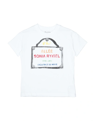 Shop Sonia Rykiel Toddler Girl T-shirt White Size 6 Cotton