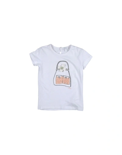 Shop Microbe By Miss Grant T-shirts In White