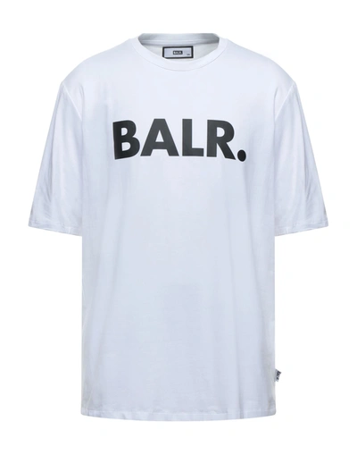 Shop Balr. Man T-shirt White Size Xl Cotton, Elastane