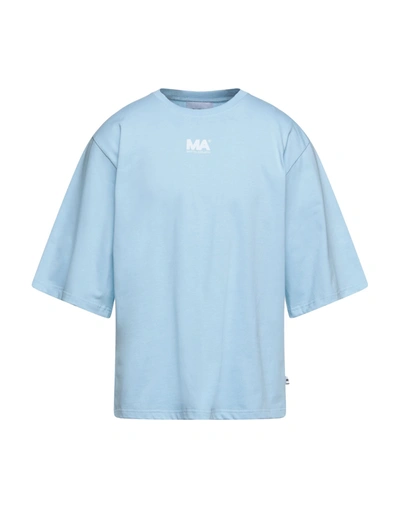 Shop Martin Asbjørn Man T-shirt Sky Blue Size M Cotton