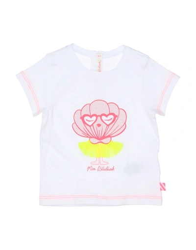 Shop Billieblush Newborn Girl T-shirt White Size 3 Cotton