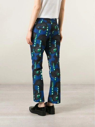 Shop Jil Sander Pattern Print Trousers