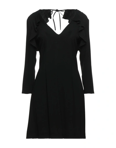 Shop Suoli Short Dresses In Black