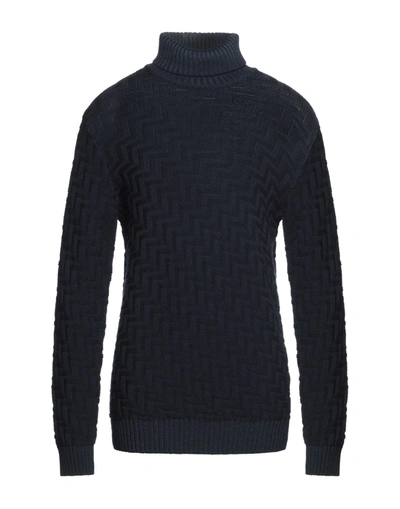 Shop Circolo 1901 Turtlenecks In Dark Blue