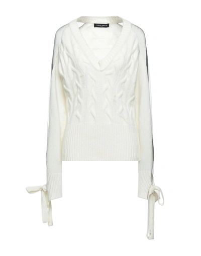 Shop Frankie Morello Sweaters In White