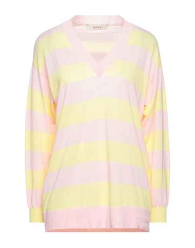 Shop Jucca Woman Sweater Light Pink Size S Cotton