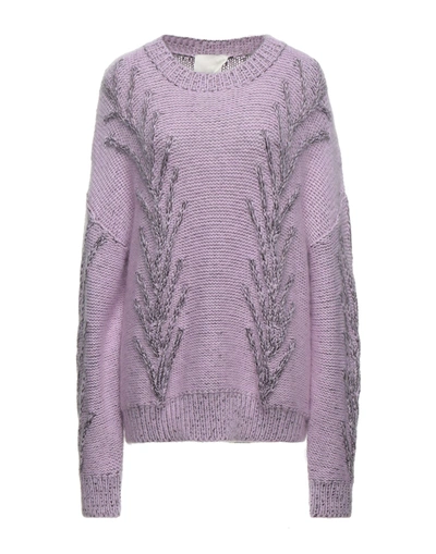 Shop Marco De Vincenzo Sweaters In Lilac