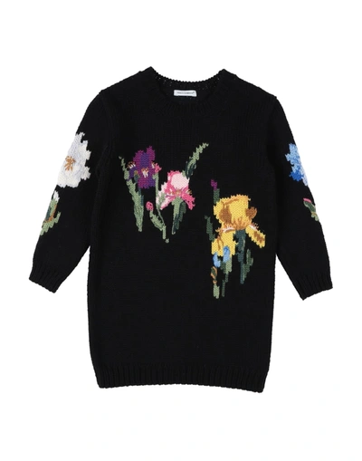 Shop Dolce & Gabbana Toddler Girl Sweater Black Size 5 Wool, Virgin Wool