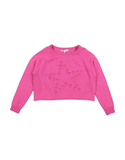 Shop Patrizia Pepe Toddler Girl Sweater Mauve Size 6 Cotton, Acrylic In Purple