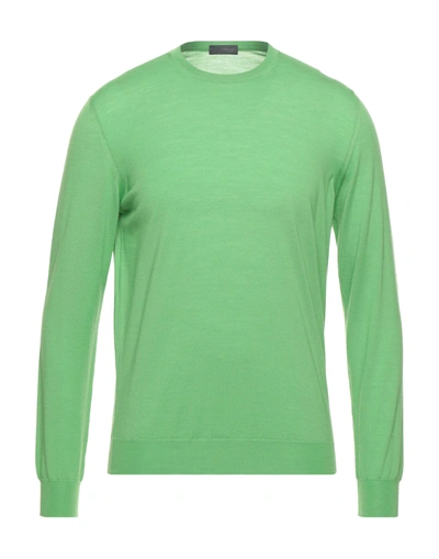 Shop Drumohr Man Sweater Light Green Size 40 Super 140s Wool