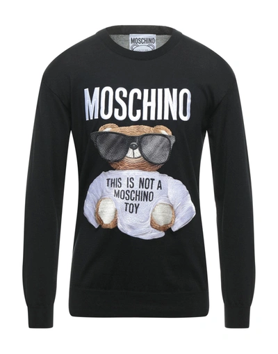 Shop Moschino Sweaters In Black