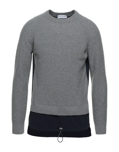 Shop Pmds Premium Mood Denim Superior Man Sweater Grey Size L Merino Wool, Polyamide, Elastane