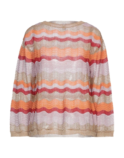 Shop M Missoni Sweaters In Light Pink