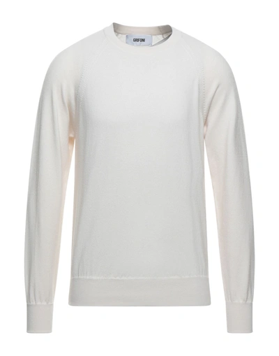Shop Mauro Grifoni Sweaters In White