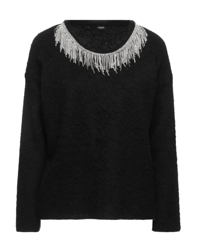 Shop Tessa . Woman Sweater Black Size M Acrylic, Polyamide, Mohair Wool