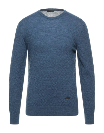 Shop Alessandro Dell'acqua Sweaters In Pastel Blue