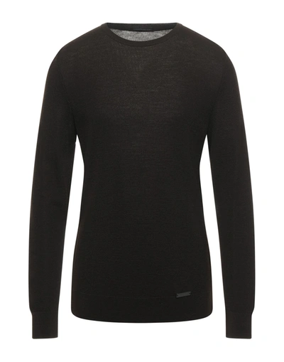 Shop Alessandro Dell'acqua Sweaters In Dark Brown