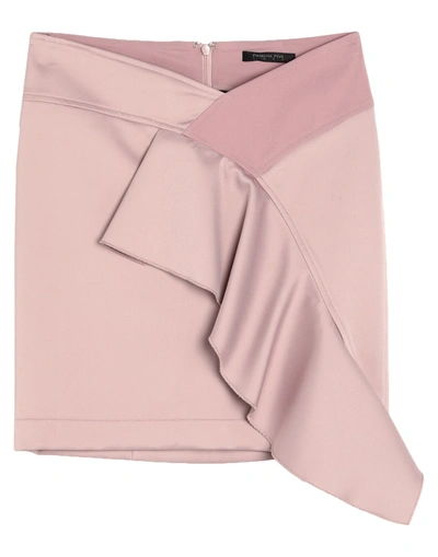 Shop Patrizia Pepe Mini Skirts In Pink