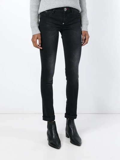 Shop Philipp Plein 'courageous' Skinny Jeans