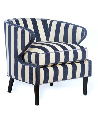 Mackenzie-childs Marquee Chenille Accent Chair