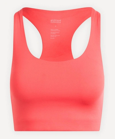 Shop Girlfriend Collective Paloma Sports Bra In Geranium