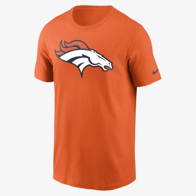 Shop Nike Women's Logo Essential (nfl Denver Broncos) T-shirt In Orange