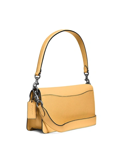 Shop Coach Women's Tabby Leather Shoulder Bag In Honeycomb