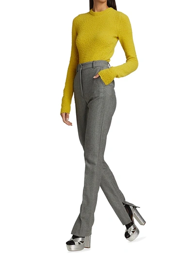 Shop Sportmax Women's Gange Pilled Wool Blend Sweater In Mustard