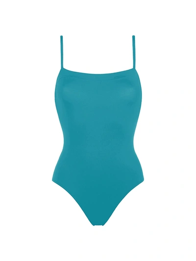 Shop Eres Aquarelle One-piece Swimsuit In Blue