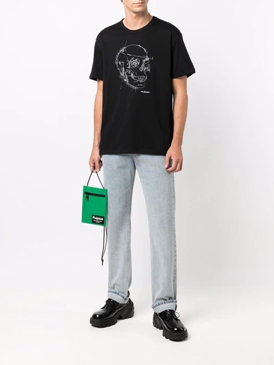 Shop Alexander Mcqueen T-shirts And Polos Black