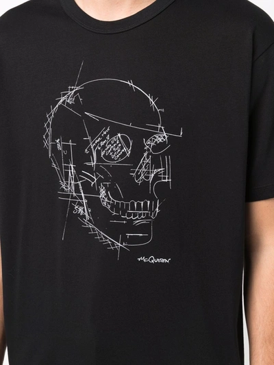 Shop Alexander Mcqueen T-shirts And Polos Black