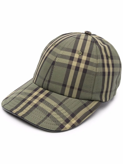 Shop Burberry Hats Green