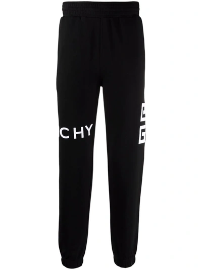 Shop Givenchy Logo-print Sweatpants In Schwarz