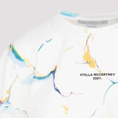 Shop Stella Mccartney Marbling T-shirt Tshirt In White